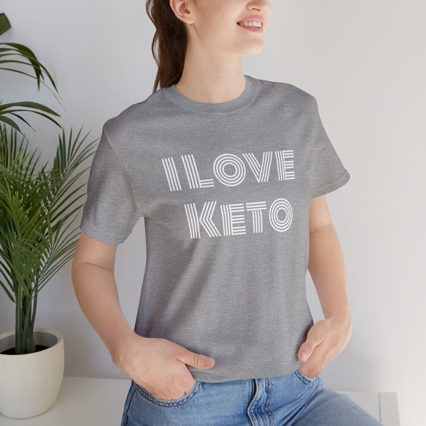 T-Shirt Text Shirt for Men & Women Black Bella Canvas Shirts for Tshirt Outfit Aesthetic Keto Petrova Designs