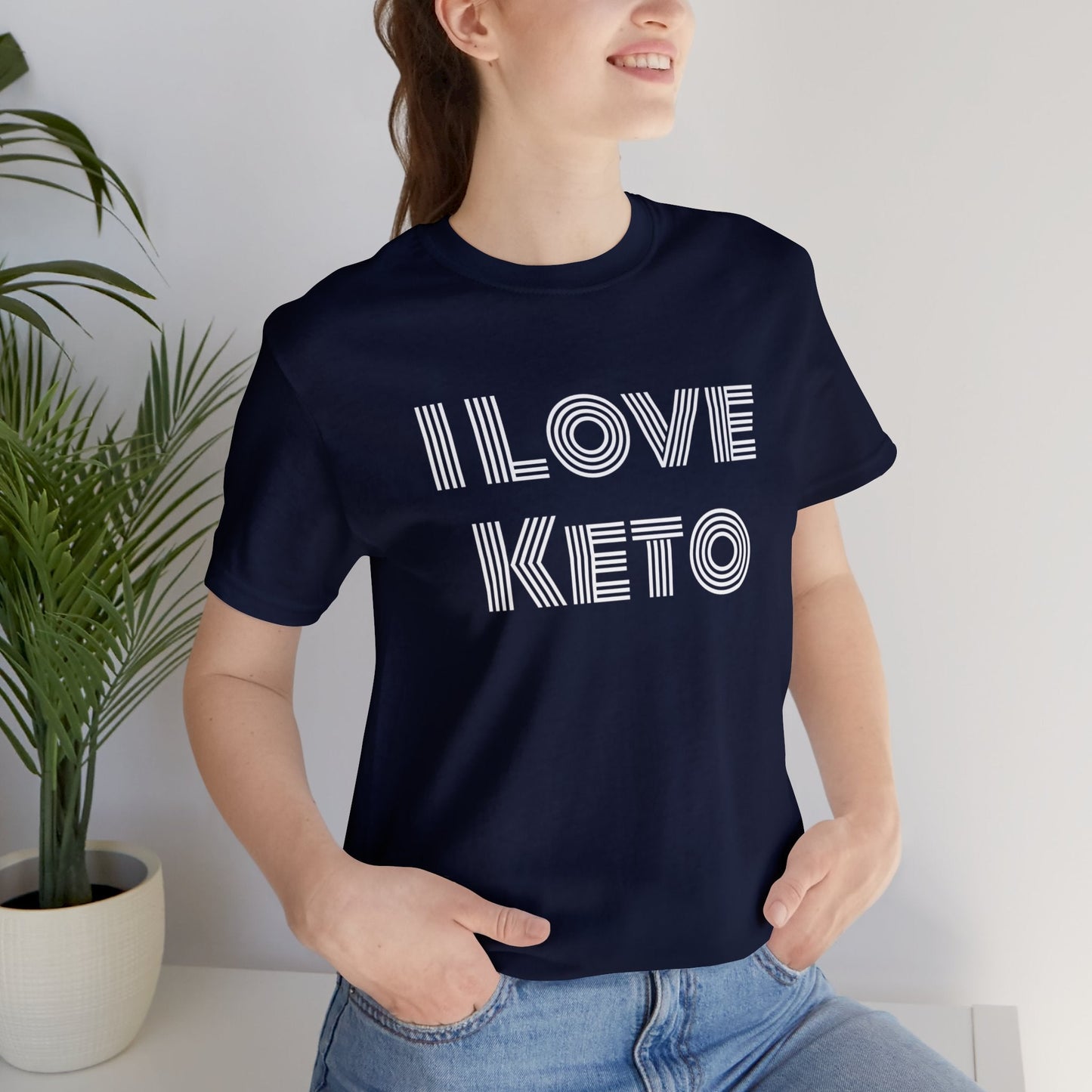 T-Shirt Text Shirt for Men & Women Black Bella Canvas Shirts for Tshirt Outfit Aesthetic Keto Petrova Designs