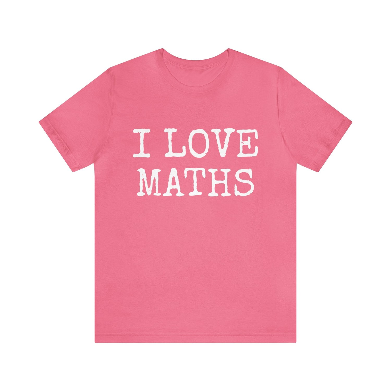 Charity Pink T-Shirt Text Shirt for Men & Women Black Bella Canvas Shirts for Tshirt Outfit Aesthetic Math School Petrova Designs