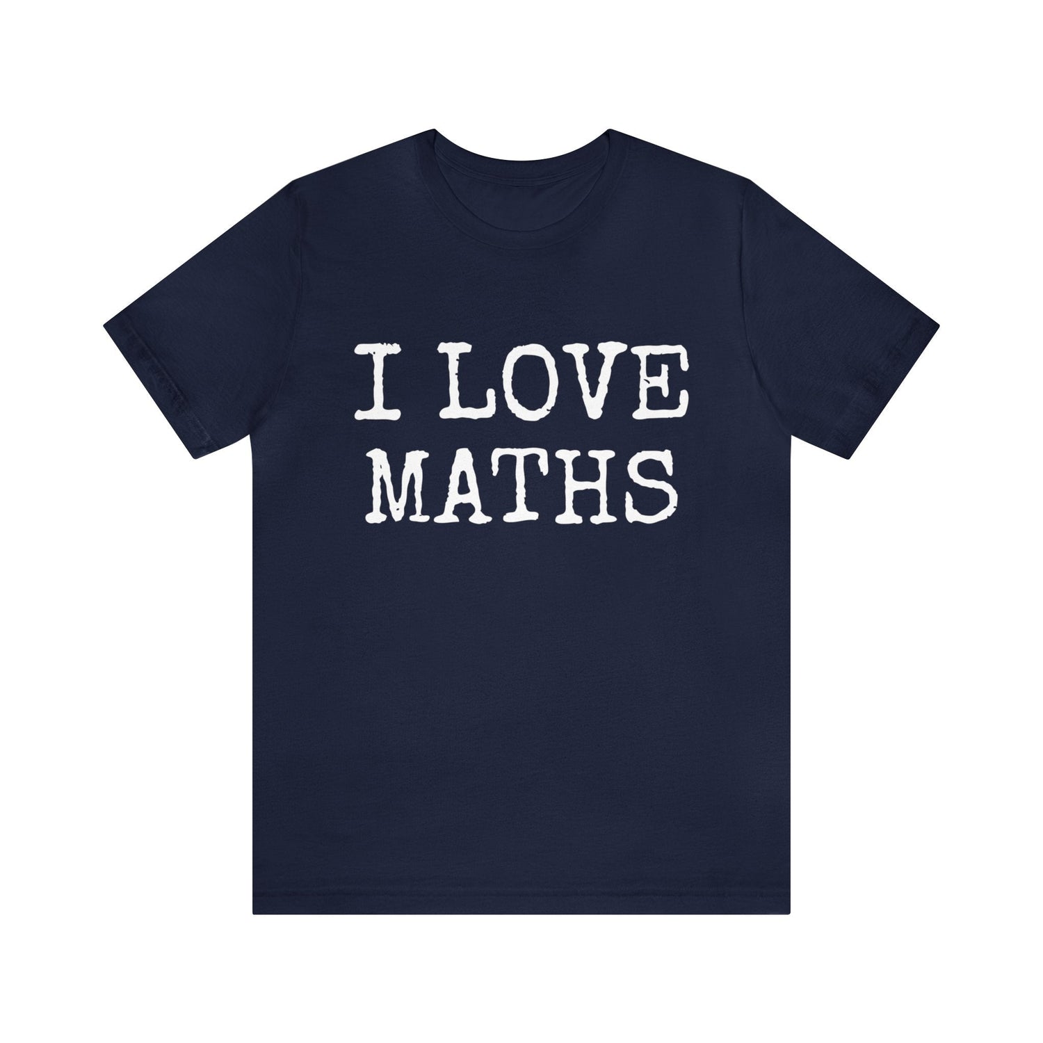 Navy T-Shirt Text Shirt for Men & Women Black Bella Canvas Shirts for Tshirt Outfit Aesthetic Math School Petrova Designs