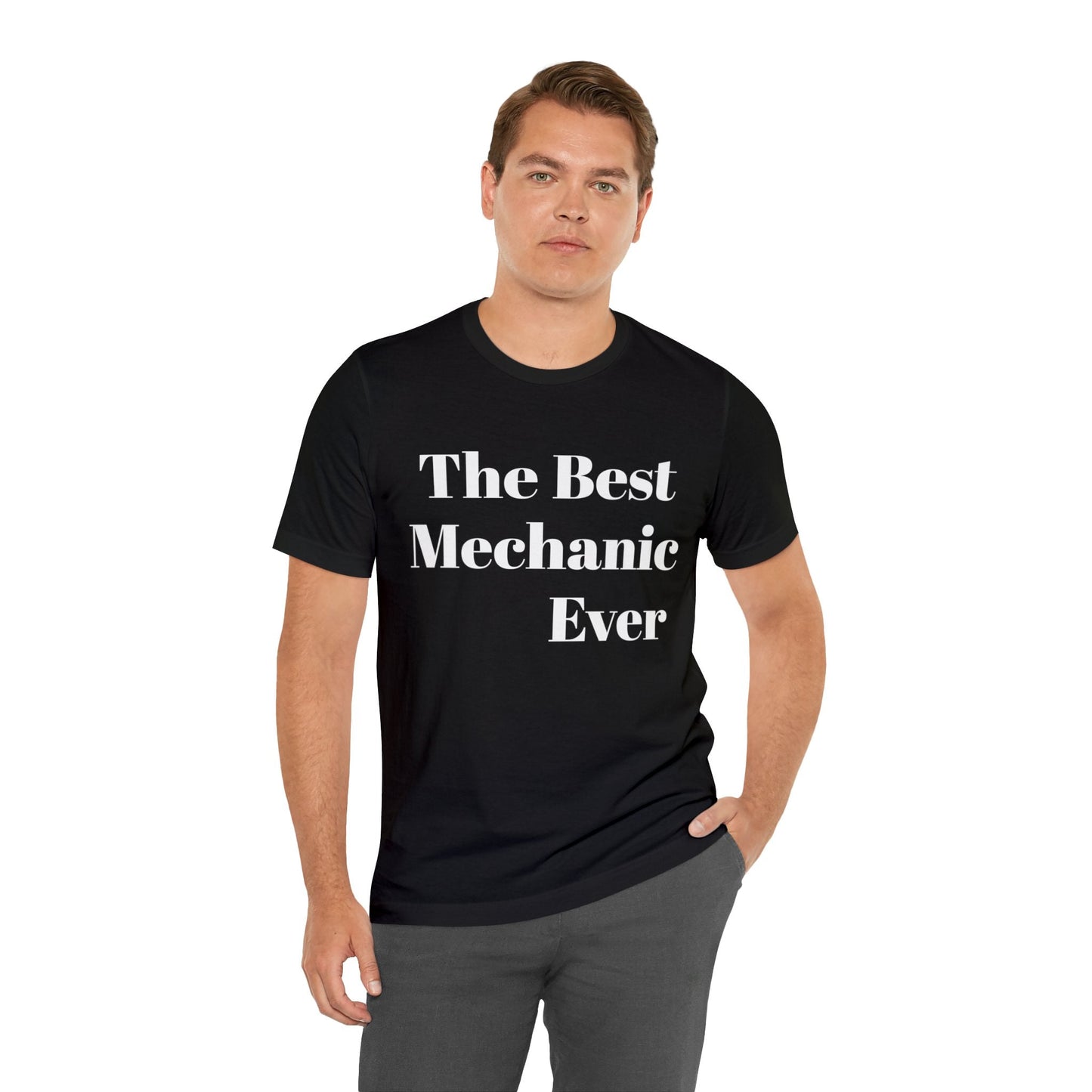 T-Shirt Text Shirt for Men & Women Black Bella Canvas Shirts for Tshirt Outfit Aesthetic Mechanic Engineer Petrova Designs