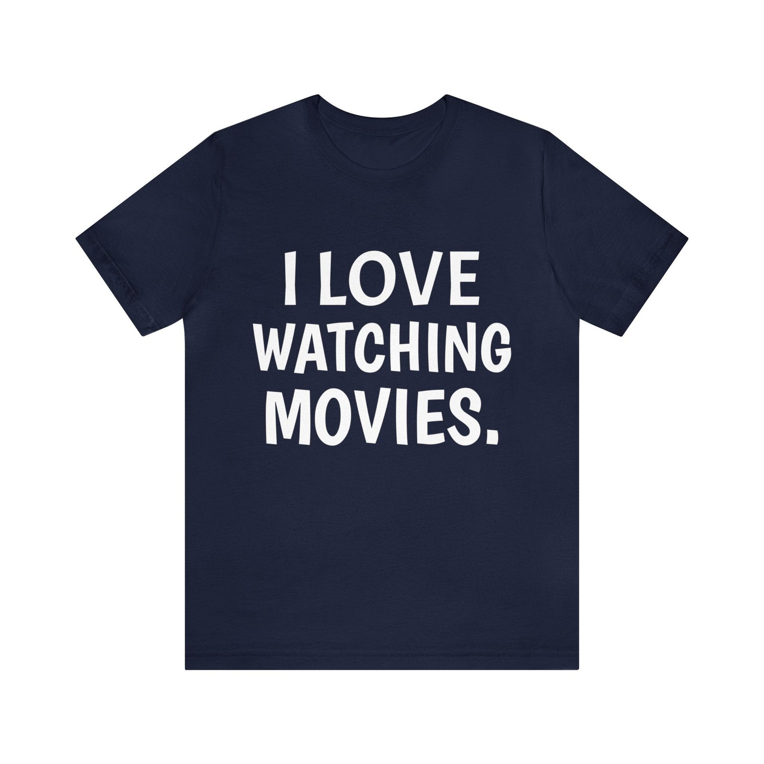 Navy T-Shirt Text Shirt for Men & Women Black Bella Canvas Shirts for Tshirt Outfit Aesthetic Movies Lover Petrova Designs