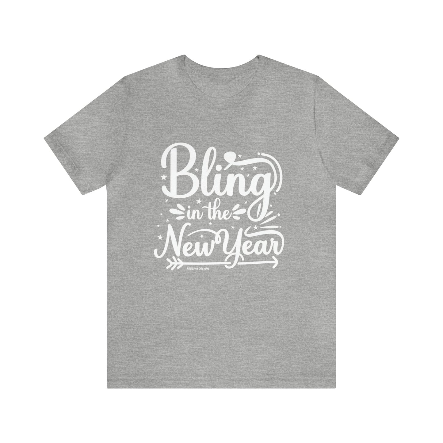 T-Shirt Text Shirt for Men & Women Black Bella Canvas Shirts for Tshirt Outfit Aesthetic New Years Eve Petrova Designs