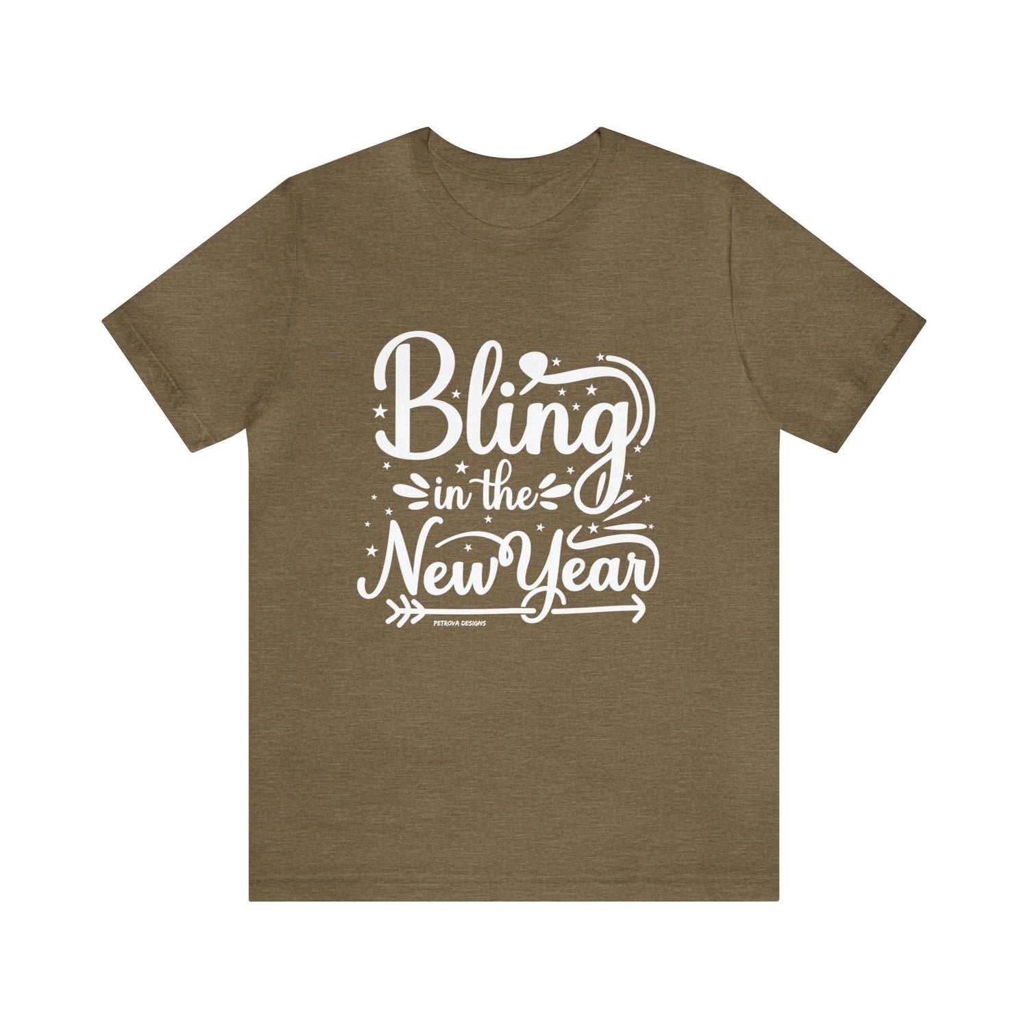 T-Shirt Text Shirt for Men & Women Black Bella Canvas Shirts for Tshirt Outfit Aesthetic New Years Eve Petrova Designs