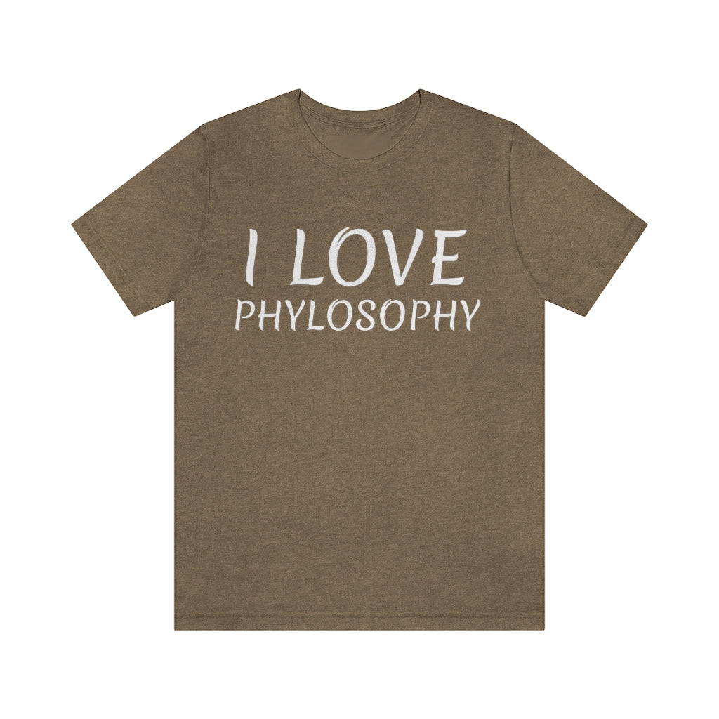 Heather Olive T-Shirt Text Shirt for Men & Women Black Bella Canvas Shirts for Tshirt Outfit Aesthetic Phylosophy Petrova Designs