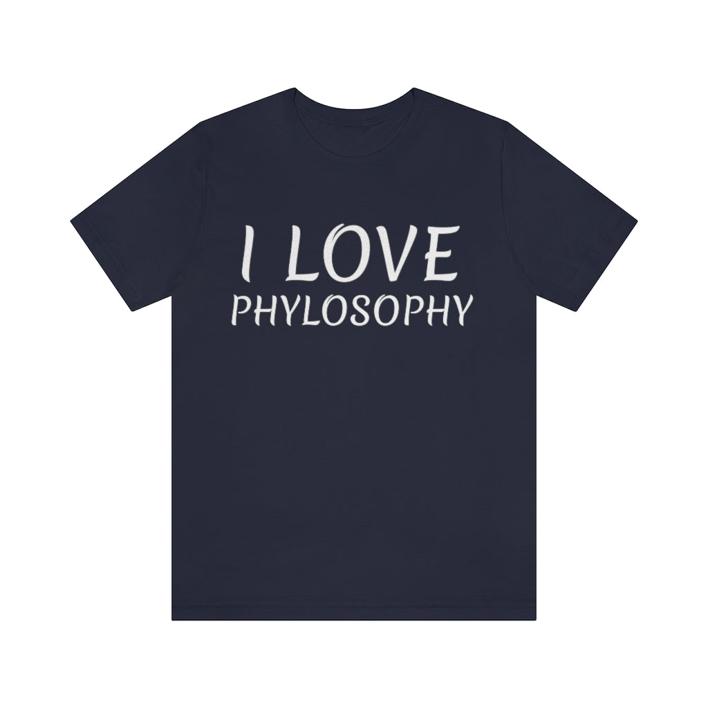 Navy T-Shirt Text Shirt for Men & Women Black Bella Canvas Shirts for Tshirt Outfit Aesthetic Phylosophy Petrova Designs