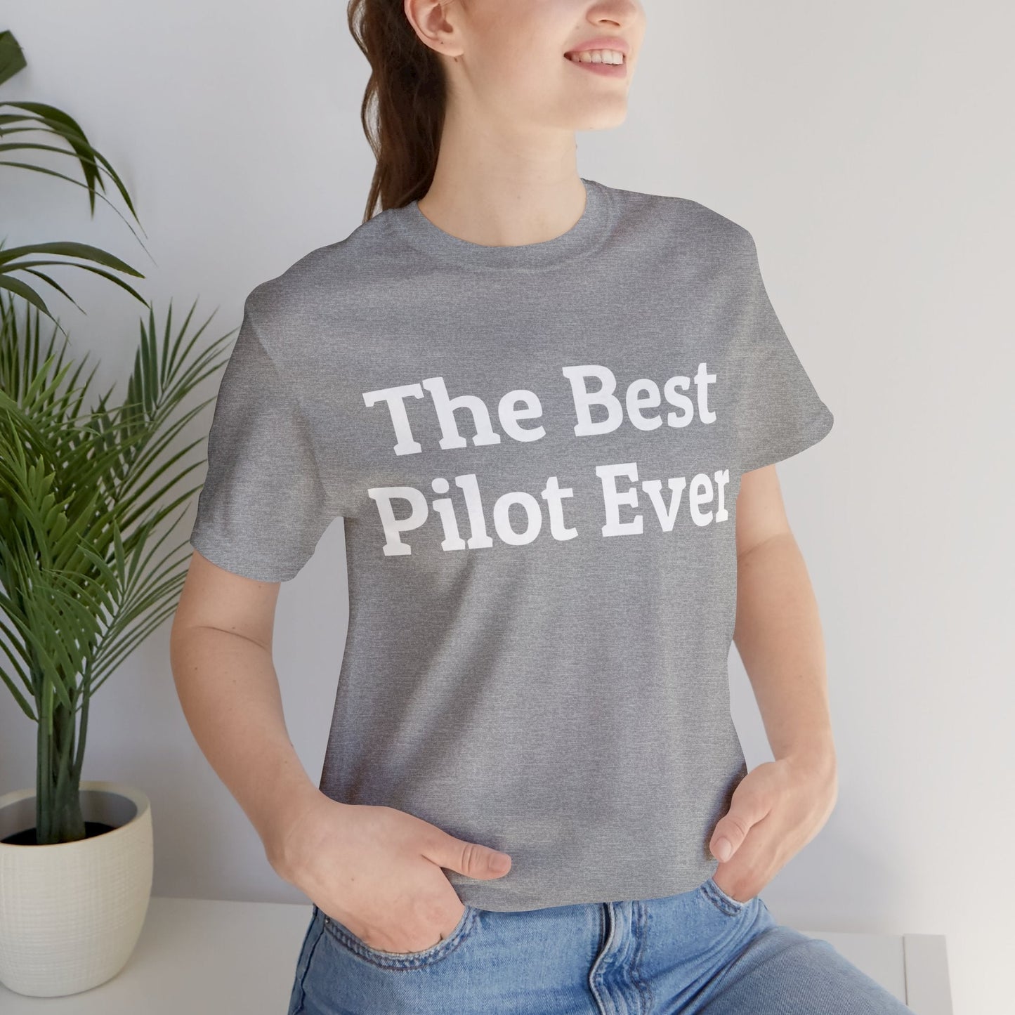 T-Shirt Text Shirt for Men & Women Black Bella Canvas Shirts for Tshirt Outfit Aesthetic Pilot Airplane Petrova Designs