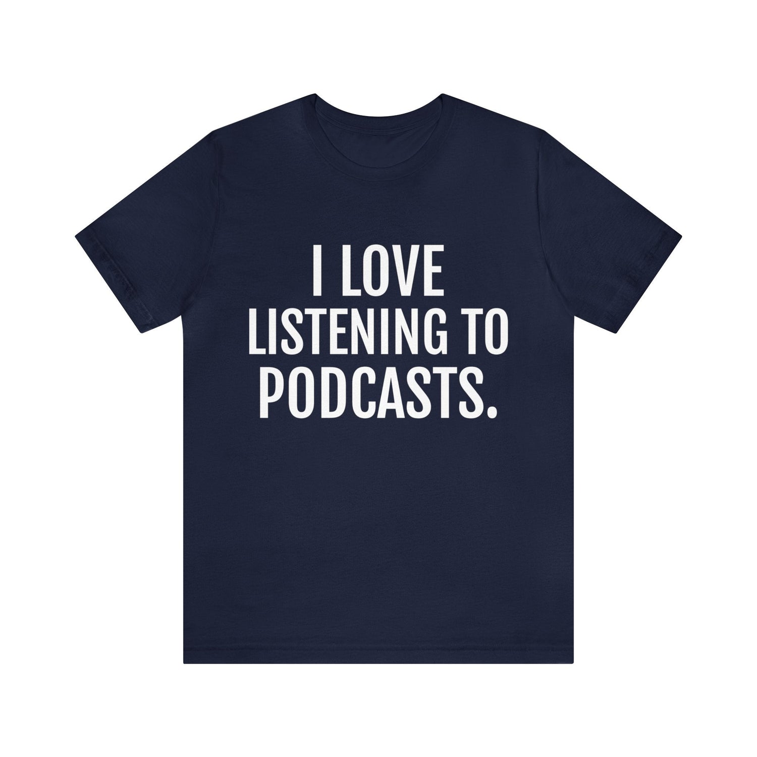 T-Shirt Text Shirt for Men & Women Black Bella Canvas Shirts for Tshirt Outfit Aesthetic Podcasts Petrova Designs