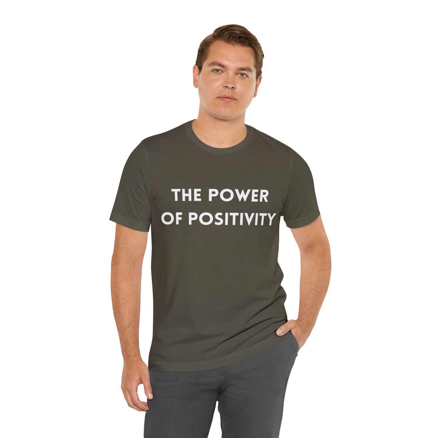 T-Shirt Text Shirt for Men & Women Black Bella Canvas Shirts for Tshirt Outfit Aesthetic Positive Cool Petrova Designs