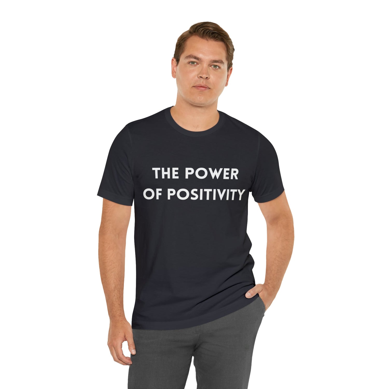 T-Shirt Text Shirt for Men & Women Black Bella Canvas Shirts for Tshirt Outfit Aesthetic Positive Cool Petrova Designs