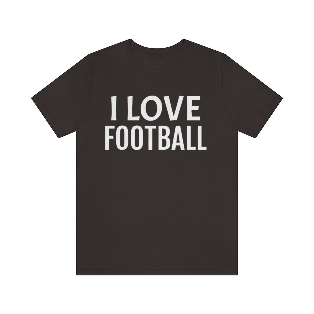 Brown T-Shirt Text Shirt for Men & Women Black Bella Canvas Shirts for Tshirt Outfit Aesthetic Soccer Football Petrova Designs