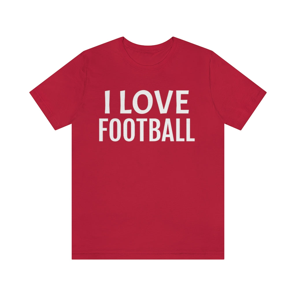 Red T-Shirt Text Shirt for Men & Women Black Bella Canvas Shirts for Tshirt Outfit Aesthetic Soccer Football Petrova Designs