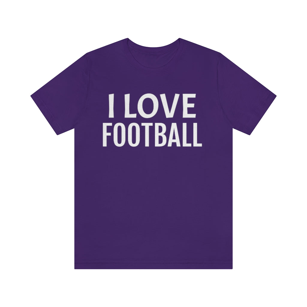 Team Purple T-Shirt Text Shirt for Men & Women Black Bella Canvas Shirts for Tshirt Outfit Aesthetic Soccer Football Petrova Designs