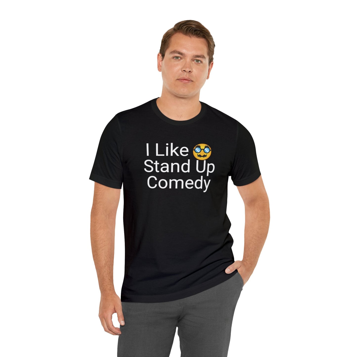 T-Shirt Text Shirt for Men & Women Black Bella Canvas Shirts for Tshirt Outfit Aesthetic Stand Up Comedy Petrova Designs