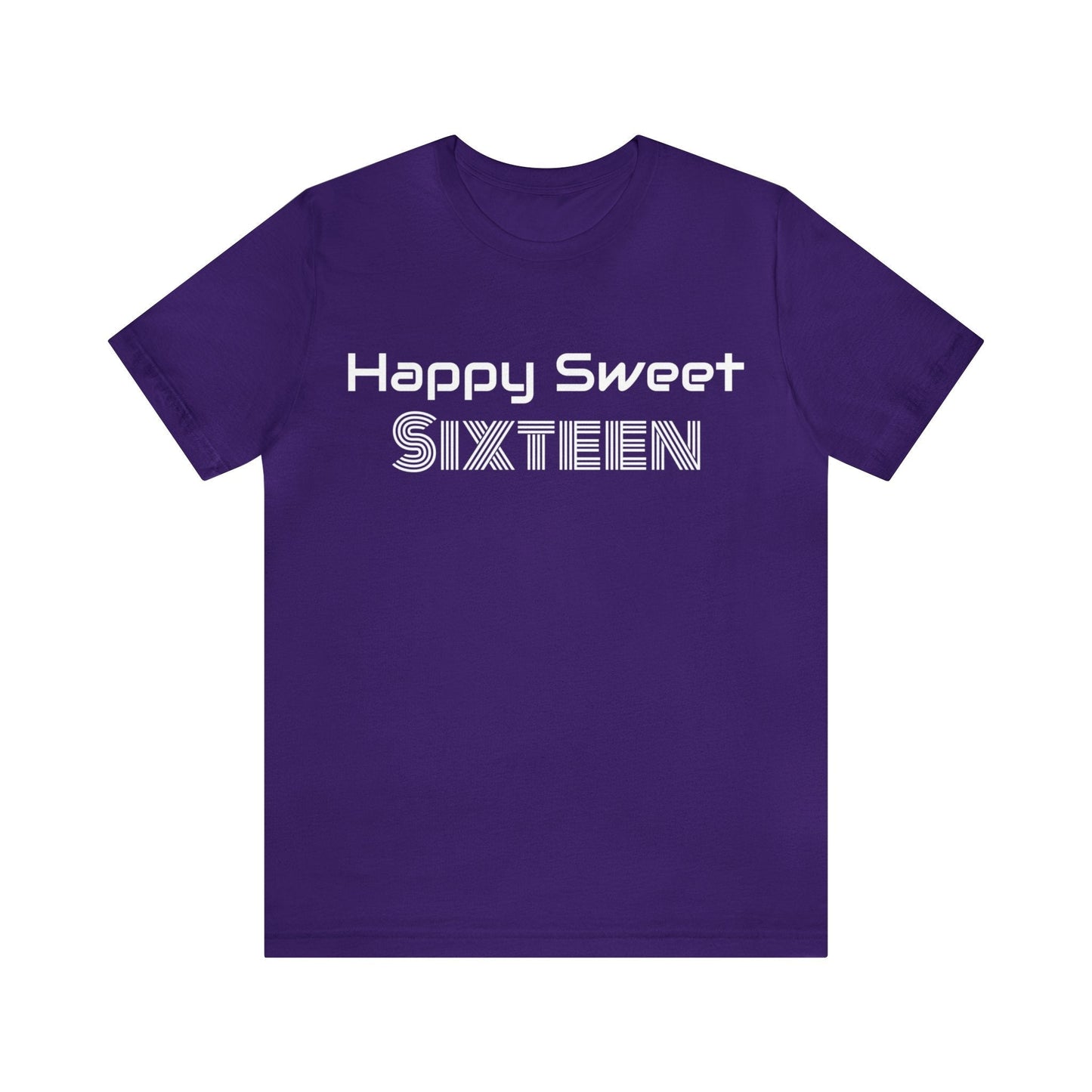 Team Purple T-Shirt Text Shirt for Men & Women Black Bella Canvas Shirts for Tshirt Outfit Aesthetic Sweet Sixteen Petrova Designs