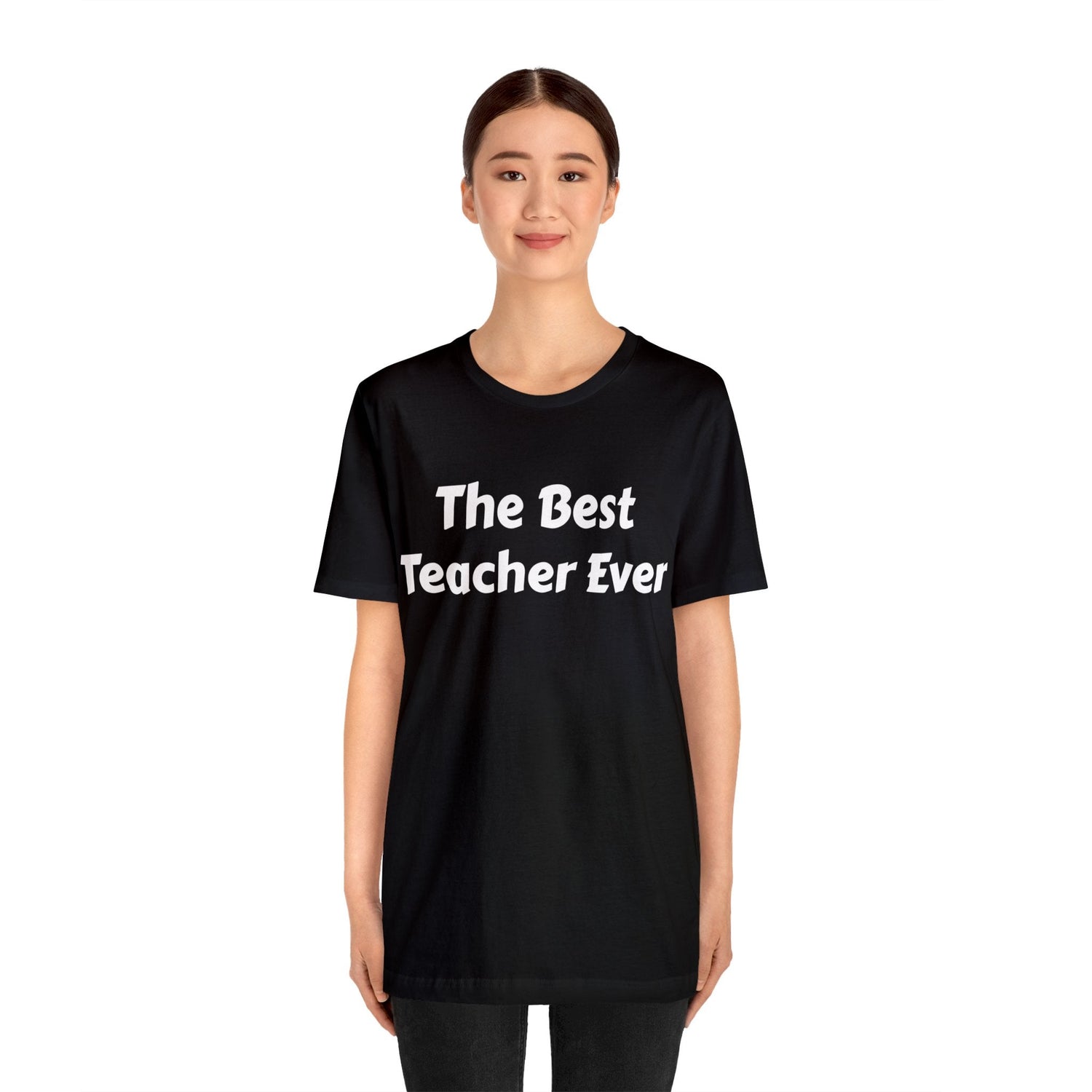 T-Shirt Text Shirt for Men & Women Black Bella Canvas Shirts for Tshirt Outfit Aesthetic Teacher Petrova Designs