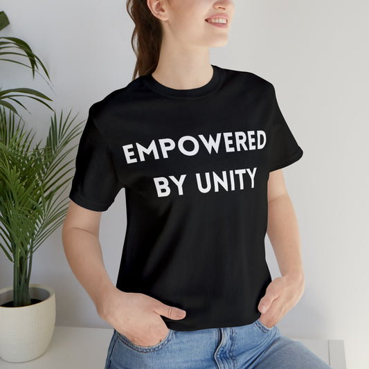 Black T-Shirt Text Shirt for Men & Women Black Bella Canvas Shirts for Tshirt Outfit Aesthetic United Union Team Petrova Designs