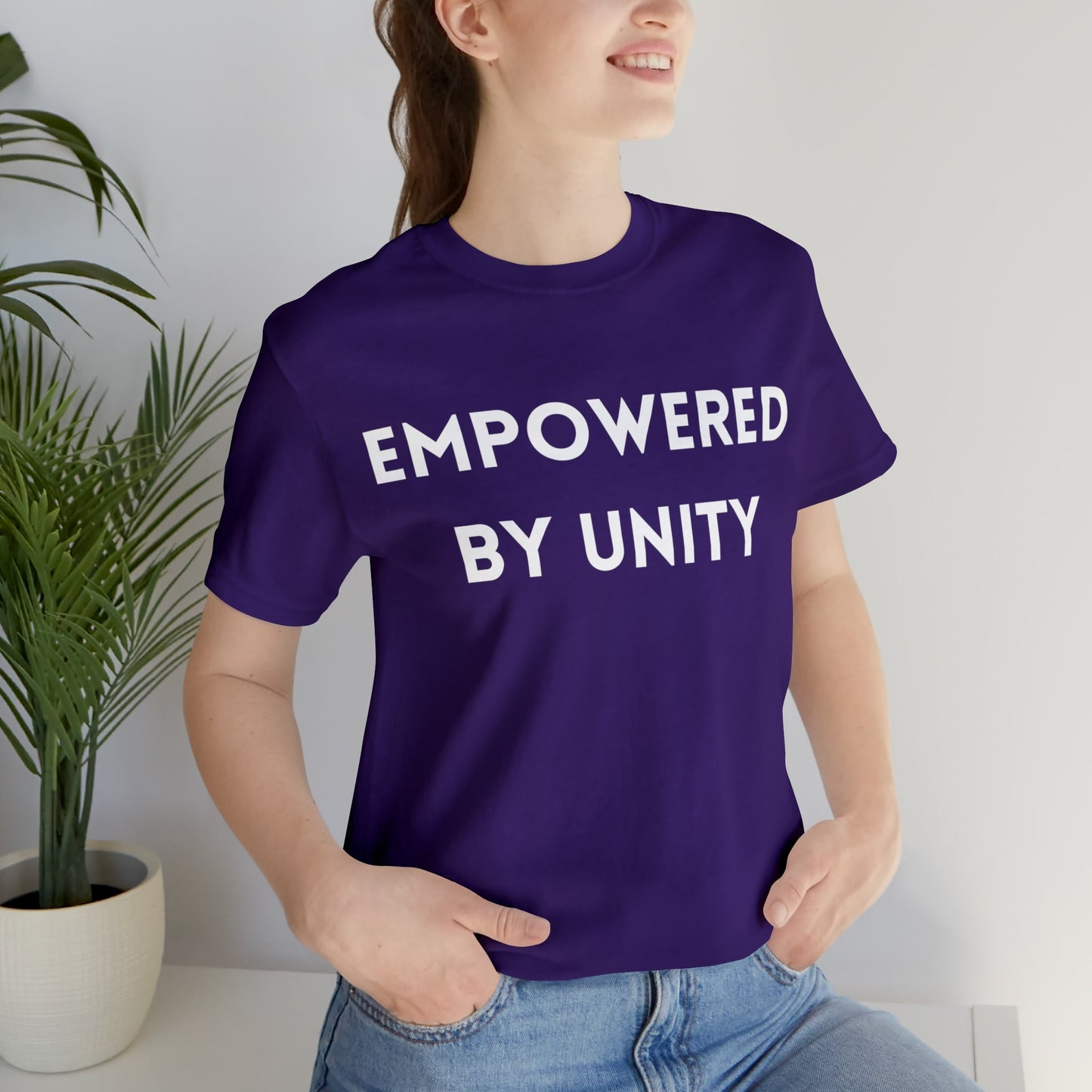 Team Purple T-Shirt Text Shirt for Men & Women Black Bella Canvas Shirts for Tshirt Outfit Aesthetic United Union Team Petrova Designs