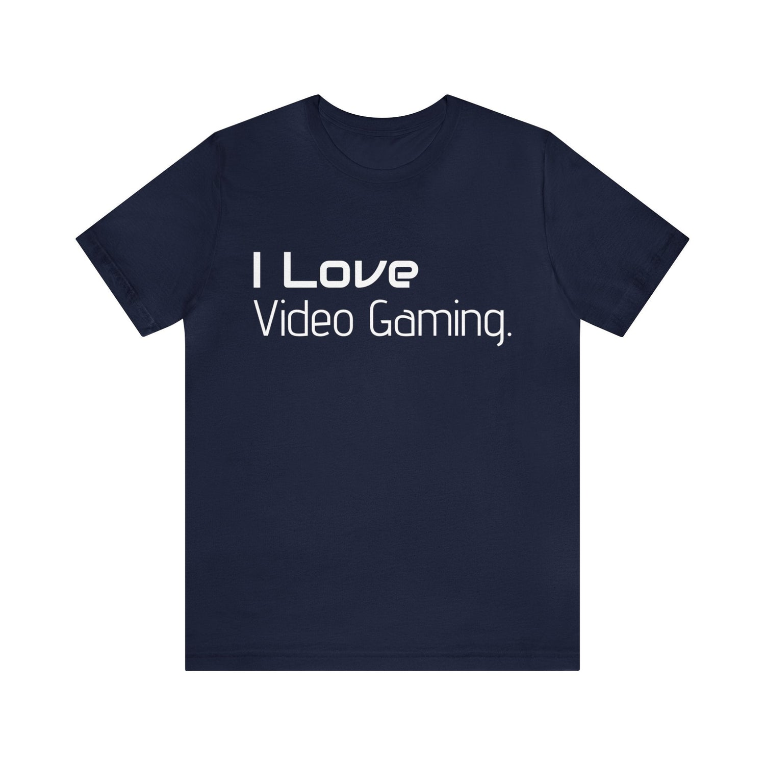 Navy T-Shirt Text Shirt for Men & Women Black Bella Canvas Shirts for Tshirt Outfit Aesthetic Video Games Petrova Designs