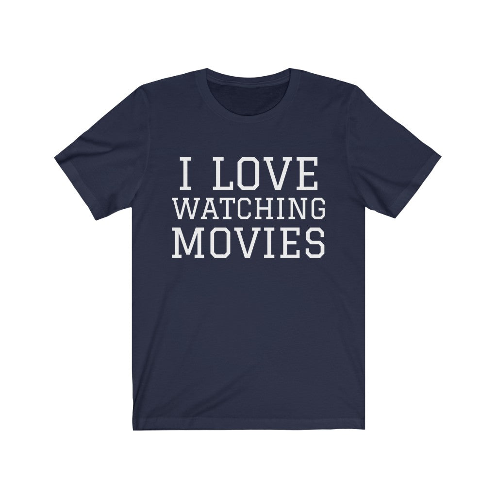 Navy T-Shirt Text Shirt for Men & Women Black Bella Canvas Shirts for Tshirt Outfit Aesthetic Watching Movies Petrova Designs