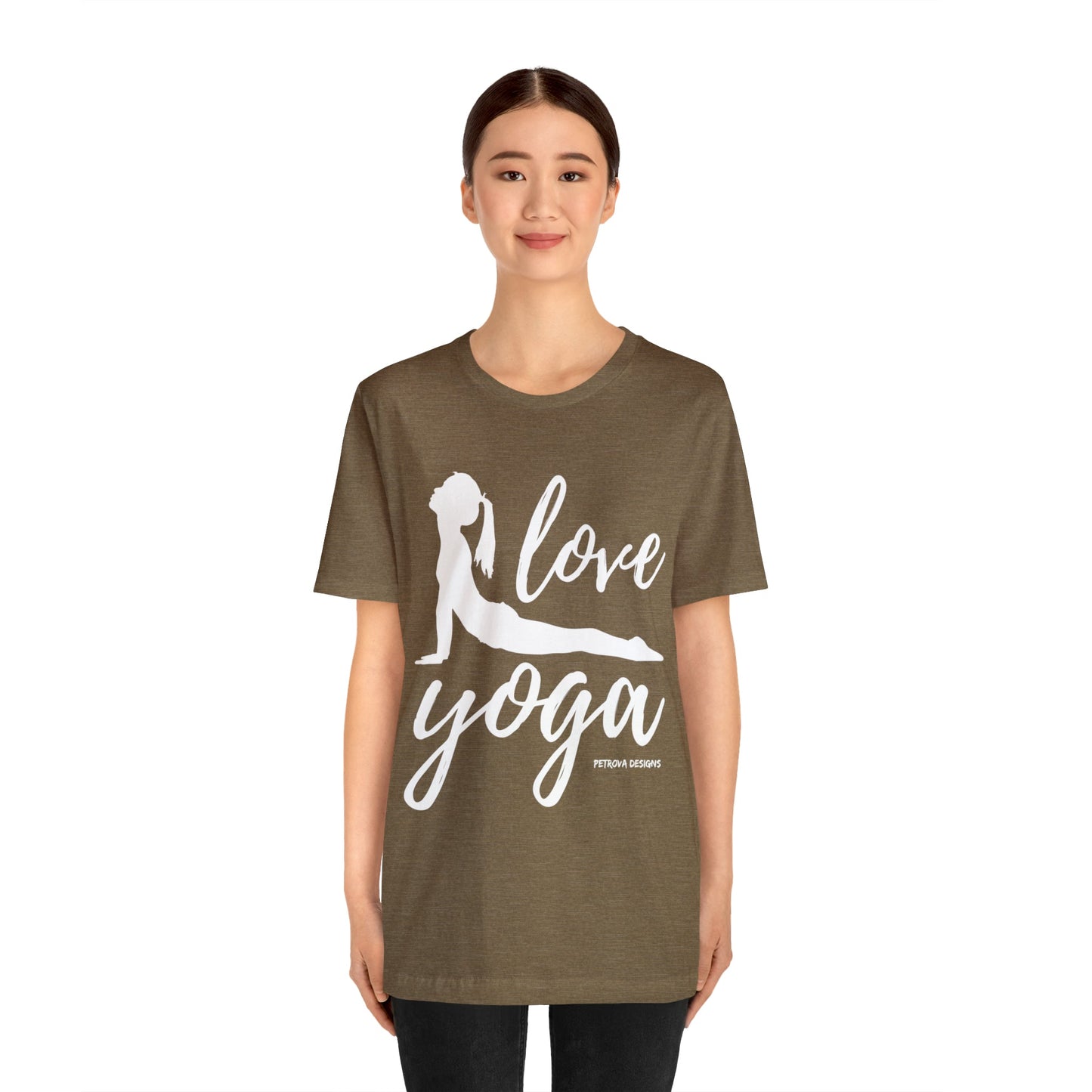 T-Shirt Text Shirt for Men & Women Black Bella Canvas Shirts for Tshirt Outfit Aesthetic Yoga Petrova Designs