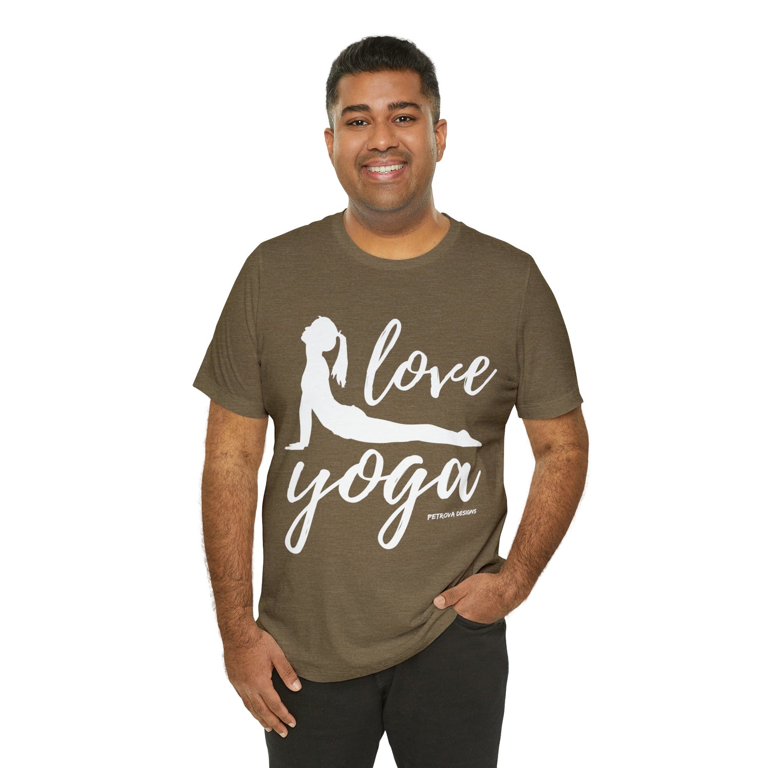 T-Shirt Text Shirt for Men & Women Black Bella Canvas Shirts for Tshirt Outfit Aesthetic Yoga Petrova Designs