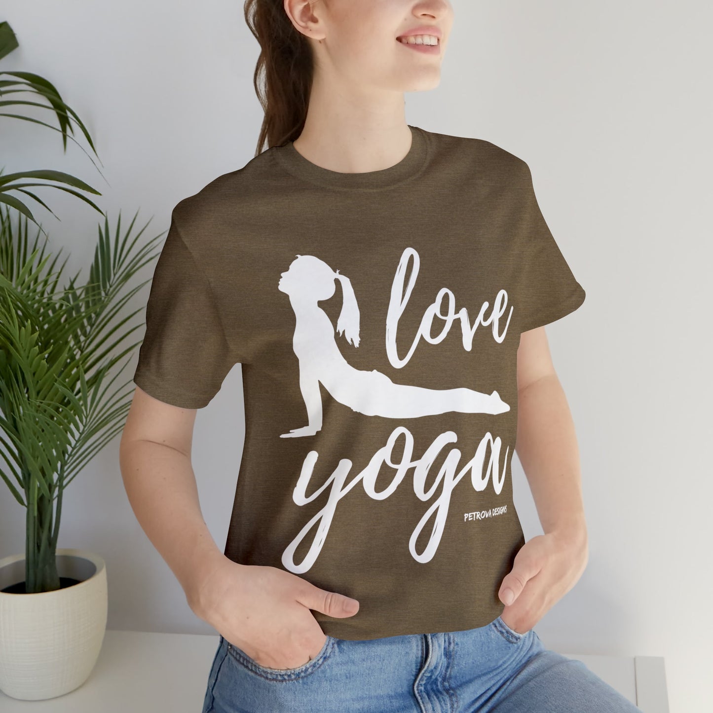 T-Shirt Text Shirt for Men & Women Black Bella Canvas Shirts for Tshirt Outfit Aesthetic Yoga Petrova Designs