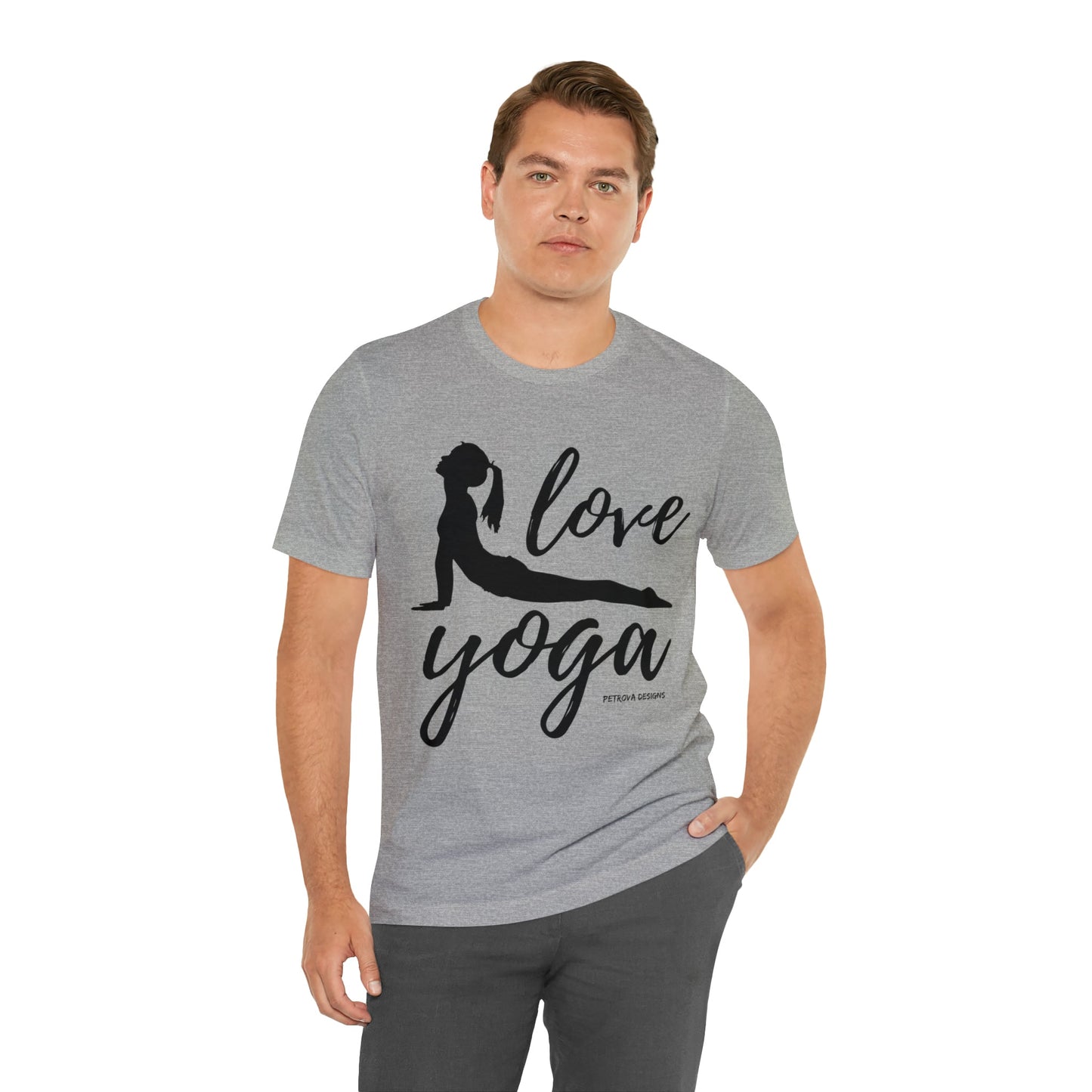 T-Shirt Text Shirt for Men & Women Black Bella Canvas Shirts for Tshirt Outfit Aesthetic Yoga Petrova Designs