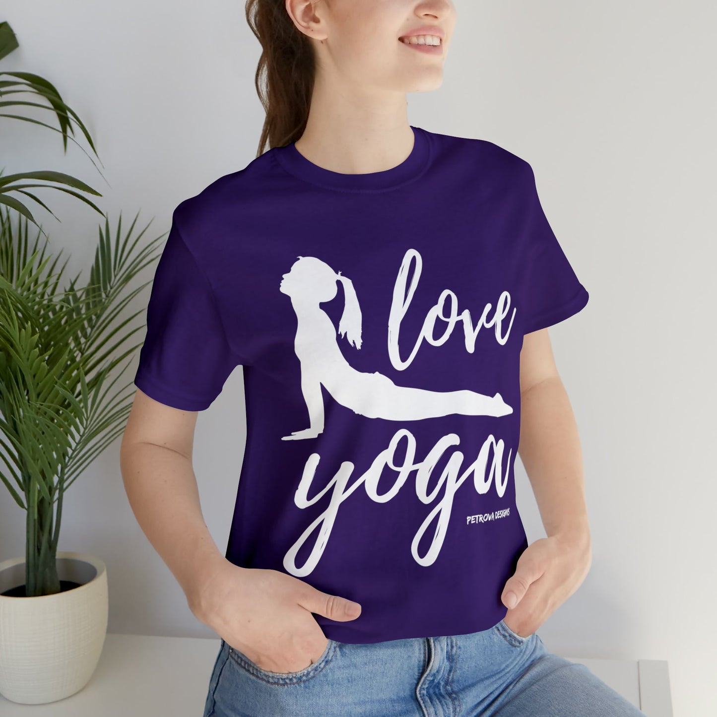 T-Shirt Text Shirt for Men & Women Black Bella Canvas Shirts for Tshirt Outfit Aesthetic Yoga Petrova Designs