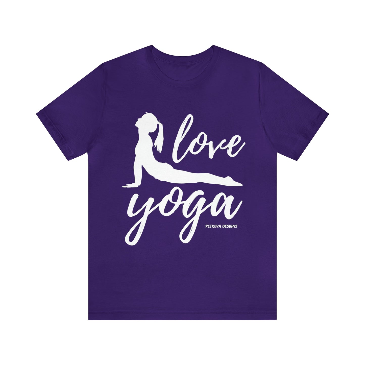 Team Purple T-Shirt Text Shirt for Men & Women Black Bella Canvas Shirts for Tshirt Outfit Aesthetic Yoga Petrova Designs