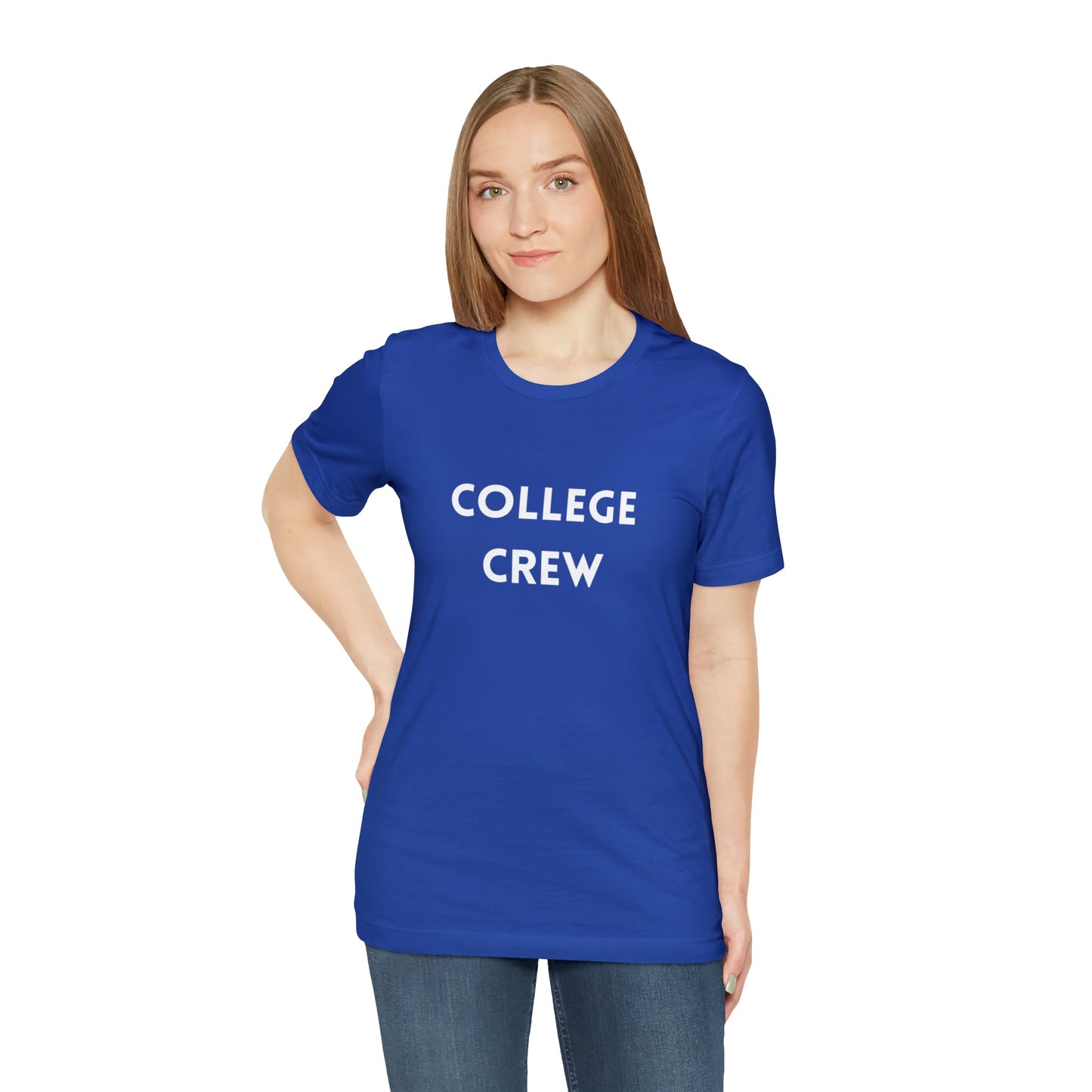 True Royal T-Shirt Text Shirt Tshirt Design Gift for Friend and Family Short Sleeved Student Aesthetic T-Shirt That Say College College Student Reunion Petrova Designs