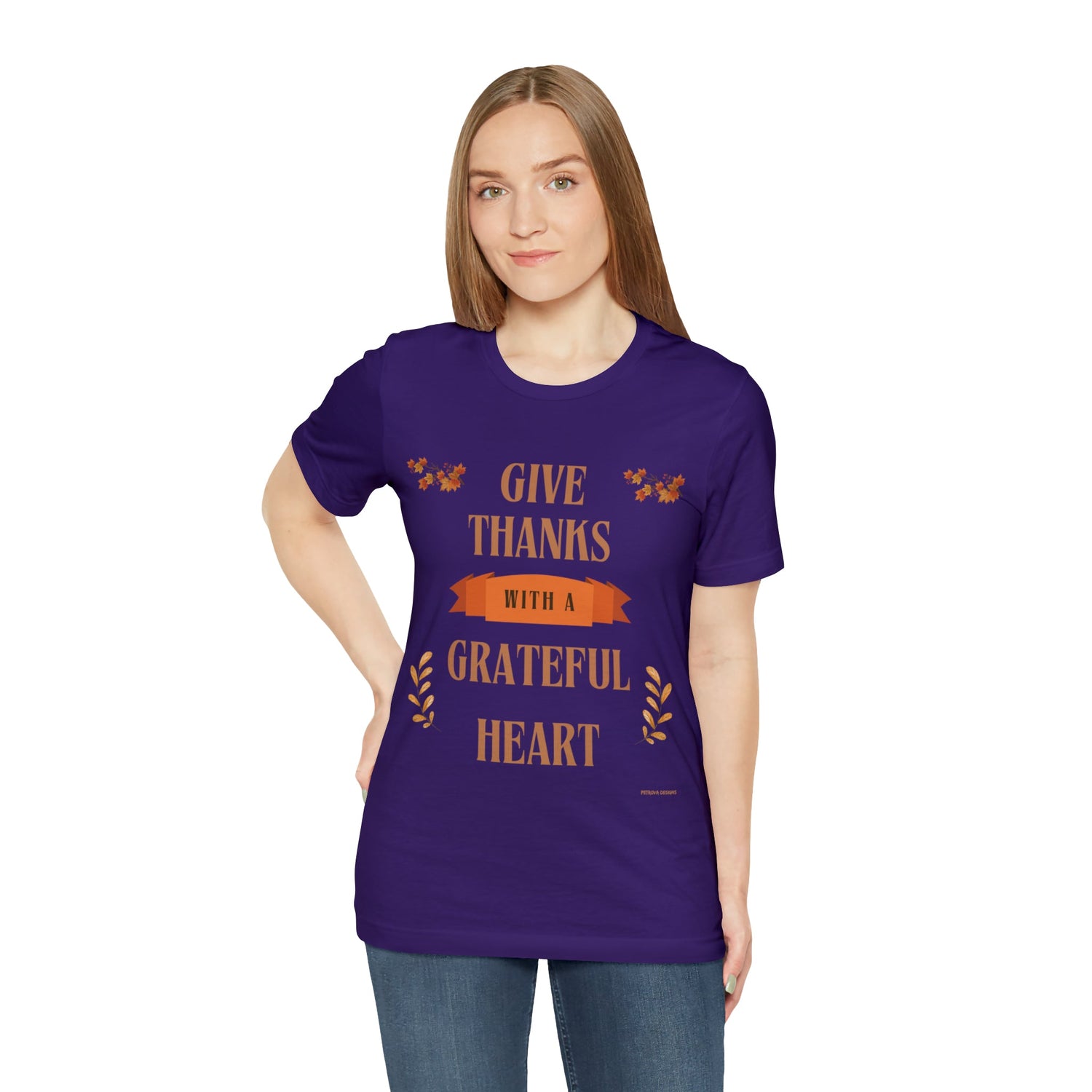 T-Shirt Thanksgiving Graphic Tees for Men and Women Graphic Tee Shirts for Black Tshirt Outfits Petrova Designs