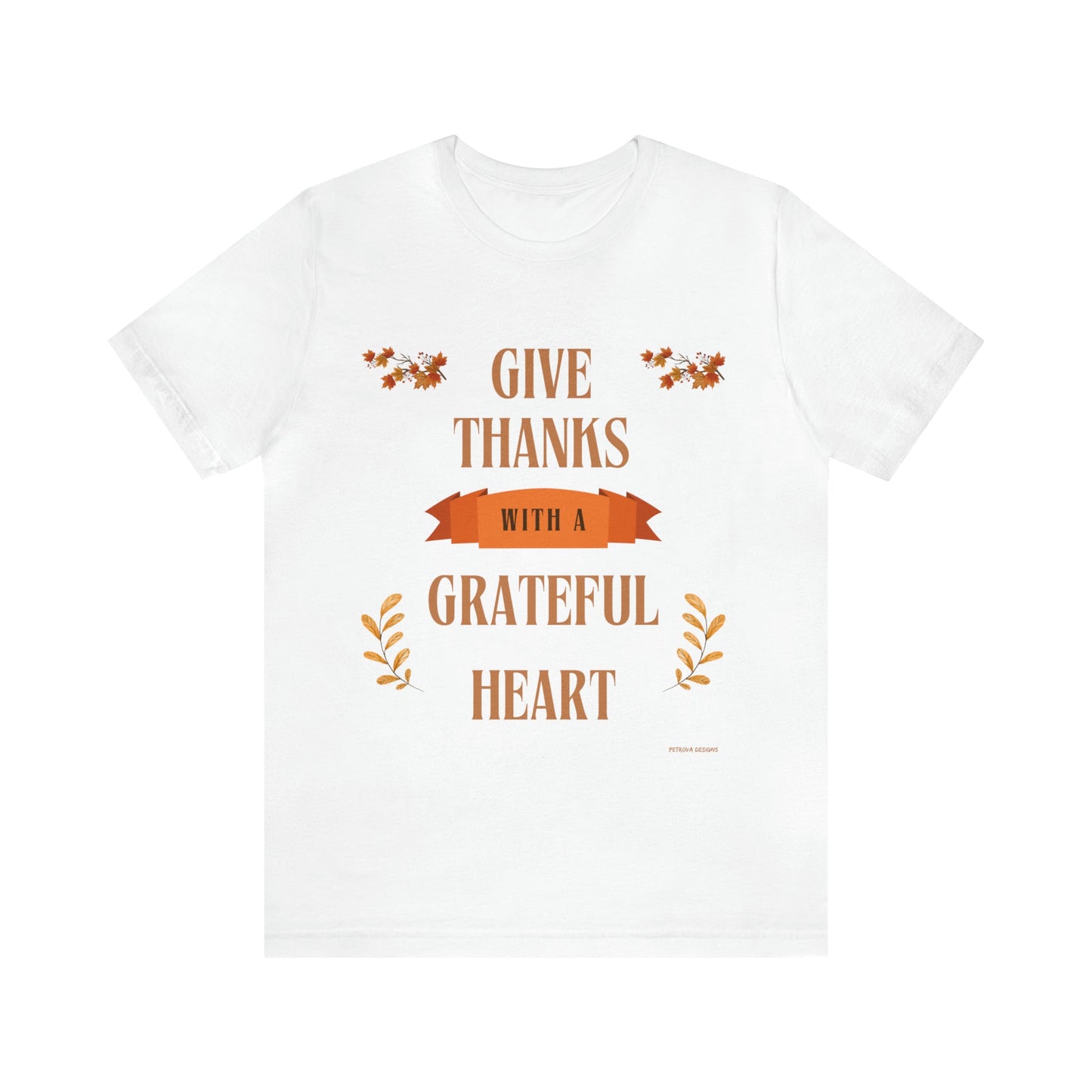 T-Shirt Thanksgiving Graphic Tees for Men and Women Graphic Tee Shirts for Black Tshirt Outfits Petrova Designs