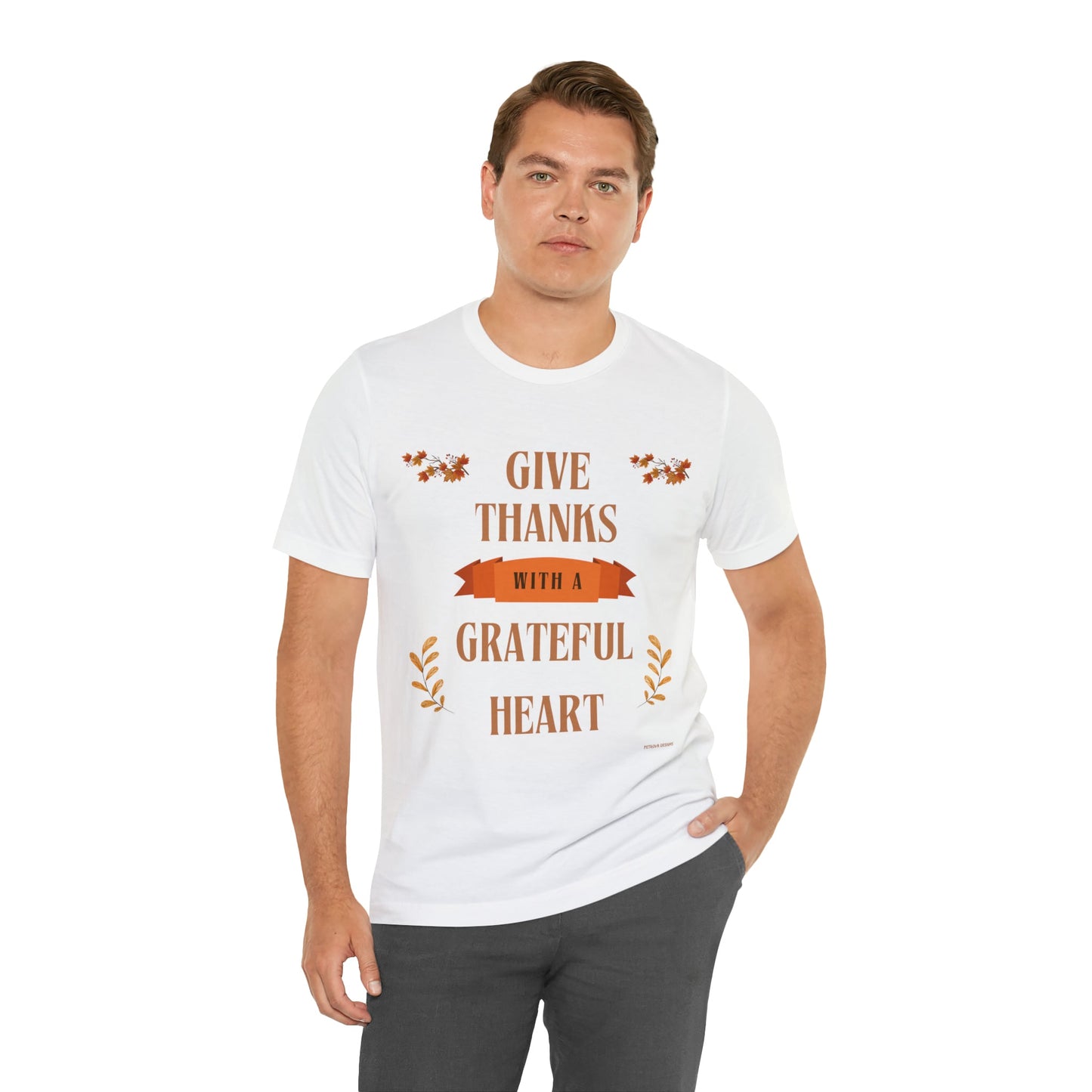 T-Shirt Thanksgiving Graphic Tees for Men and Women Graphic Tee Shirts for Black Tshirt Outfits Petrova Designs