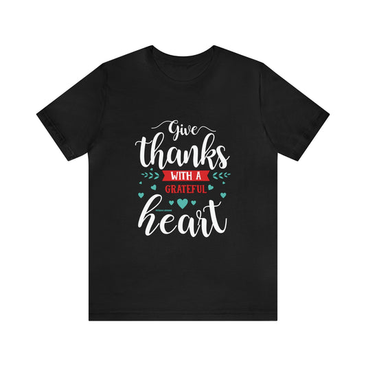 T-Shirt Thanksgiving Text Shirt for Men & Women Black Bella Canvas Shirts for Tshirt Outfit Aesthetic Petrova Designs