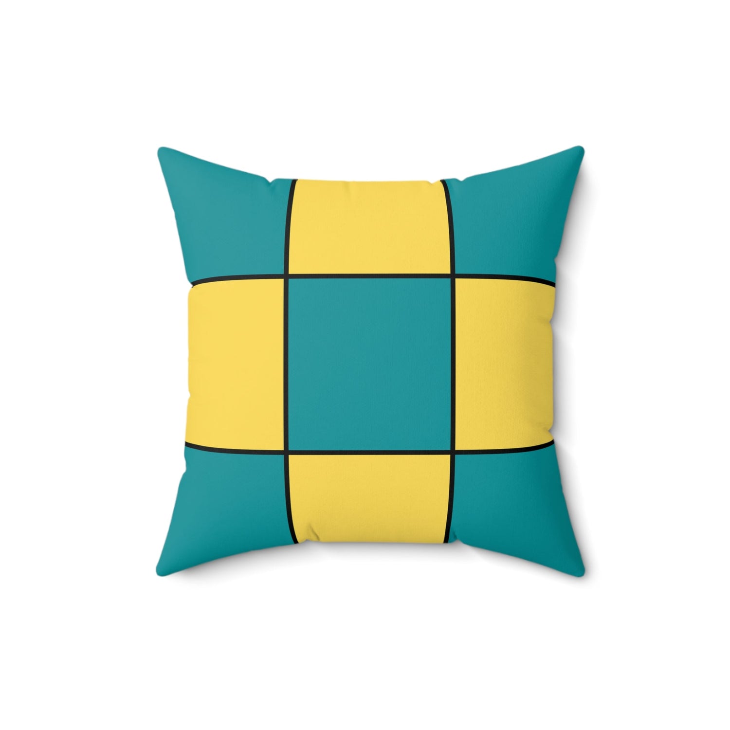 Home Decor Throw Pillow Bedroom Sofa Throw Pillows for Couch Decorative Pillows and Throws Yellow Blue Petrova Designs