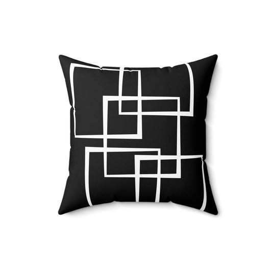 Home Decor Throw Pillow Decorative Couch Pillows and Throws Sofa Accent Pillows for Bedroom Black White Petrova Designs