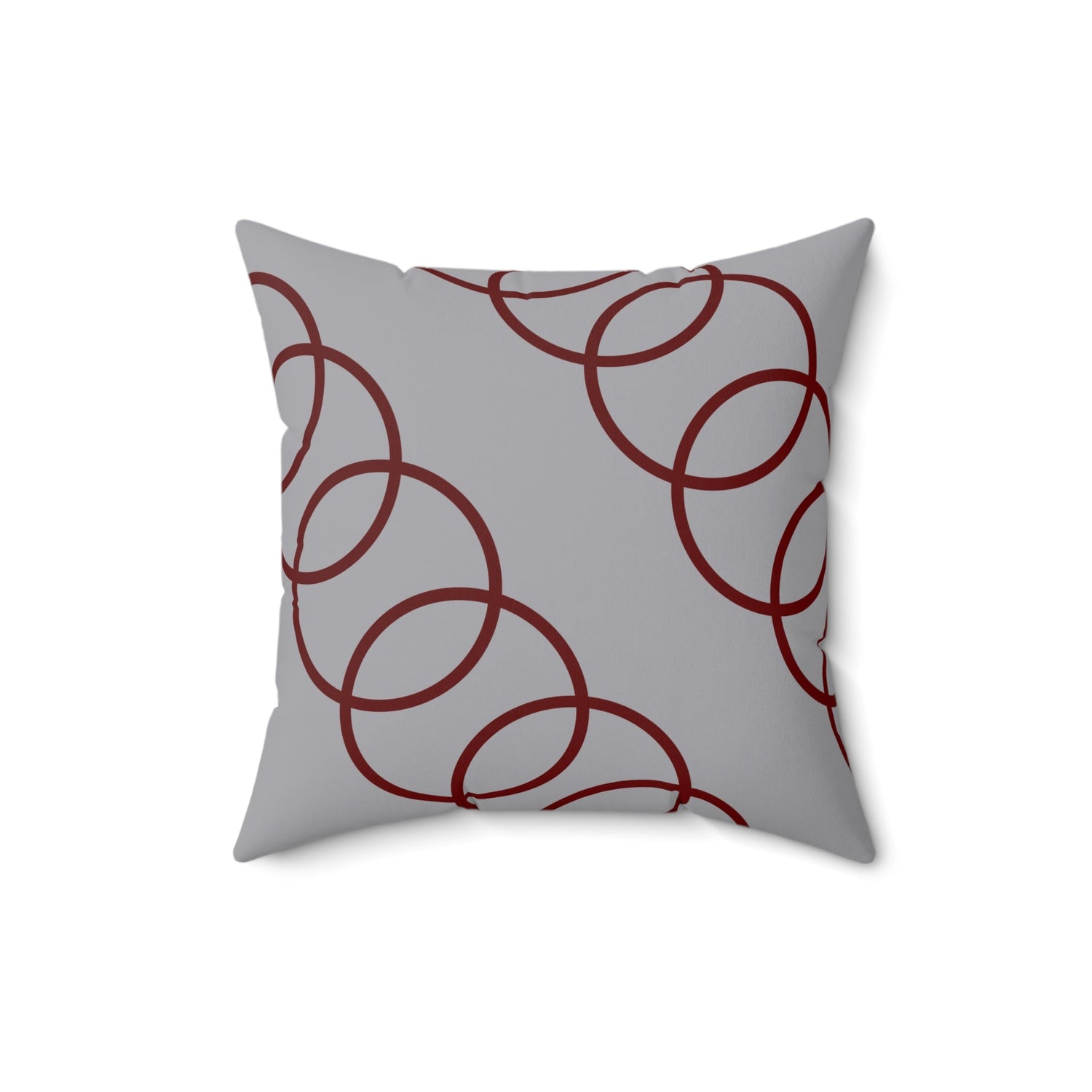 Home Decor Throw Pillows Decor for Couch and Bed Sofa Accent Pillows Living Room Throw Pillow Gray Red Petrova Designs