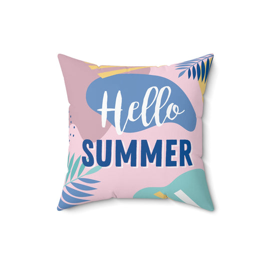 Home Decor Throw Pillows Living Room Decorative Pillows for Couch Sofa Throw Pillows Decor Pastel Hello Summer Petrova Designs