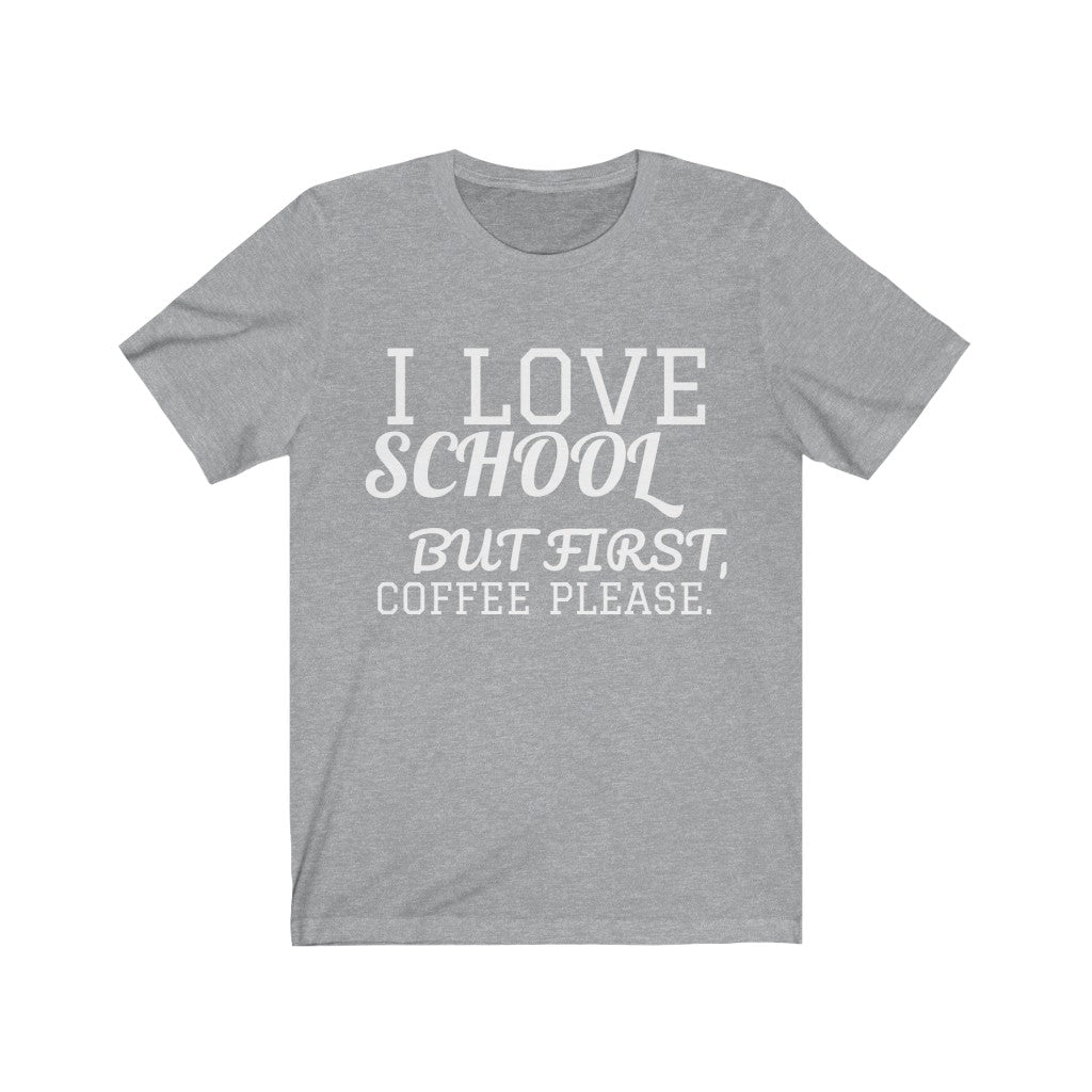 Cool School T-Shirt | Back To School Athletic Heather T-Shirt Petrova Designs