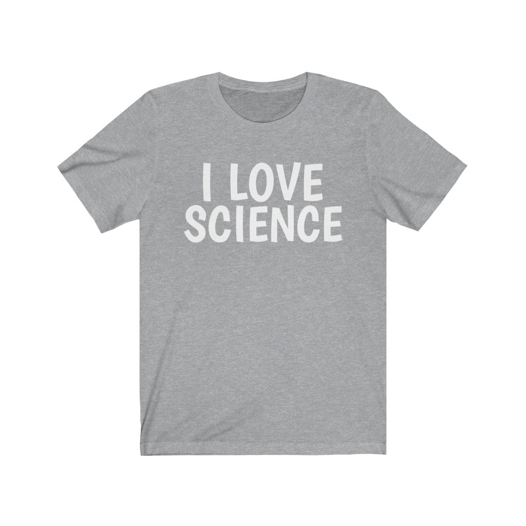 Science Theme T-Shirt | Science Lover Gift Idea Athletic Heather T-Shirt Petrova Designs
