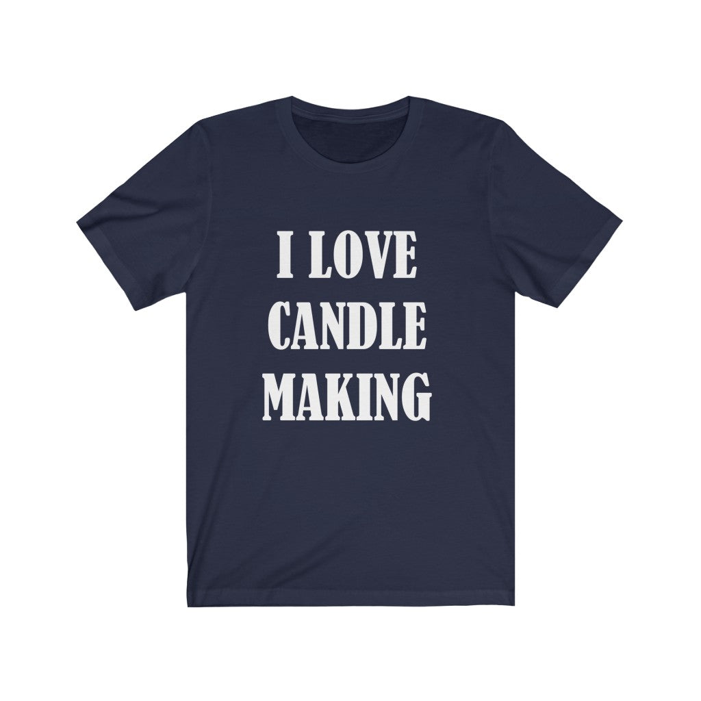 Candle Maker T-Shirt | For Candle Making Person Navy T-Shirt Petrova Designs