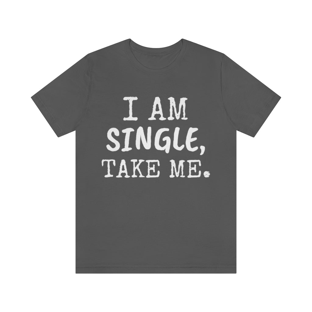 T-Shirt for Single Person | Singles' Gift Idea | Divorced Tee Asphalt T-Shirt Petrova Designs