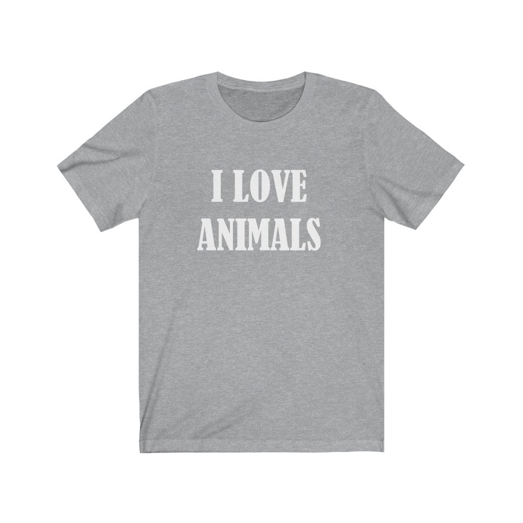 T-Shirt for Animal Lover | Gift Idea Athletic Heather T-Shirt Petrova Designs