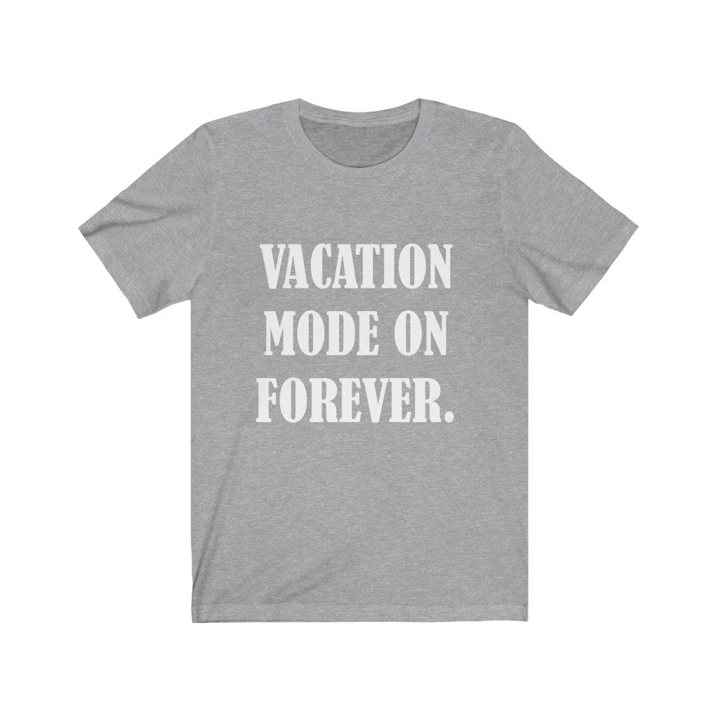 Vacation T-Shirt | Holiday Gift Idea Athletic Heather T-Shirt Petrova Designs