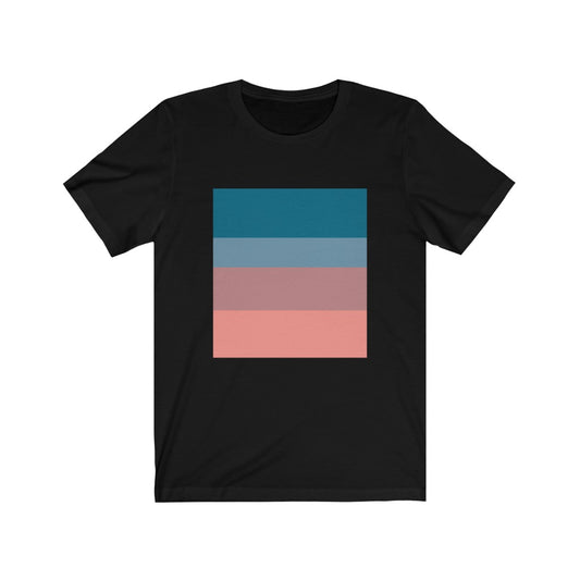 Geometric T-Shirt | Geometrical Tee Black T-Shirt Petrova Designs