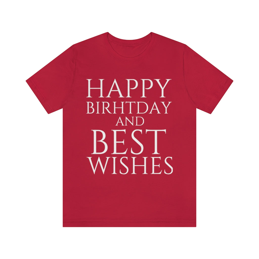 Birthday T-Shirt | Birthday Apparel Red T-Shirt Petrova Designs