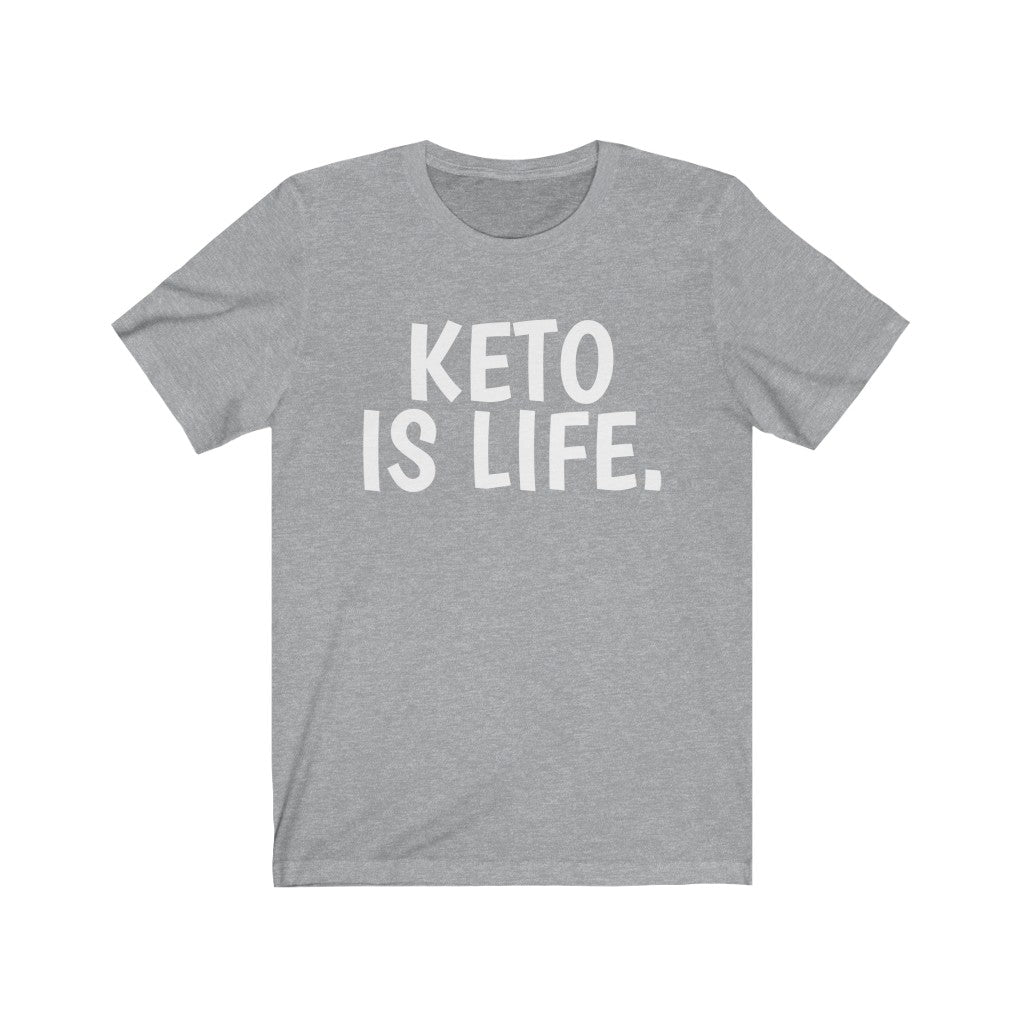 Keto T-Shirt | For Keto Athletic Heather T-Shirt Petrova Designs