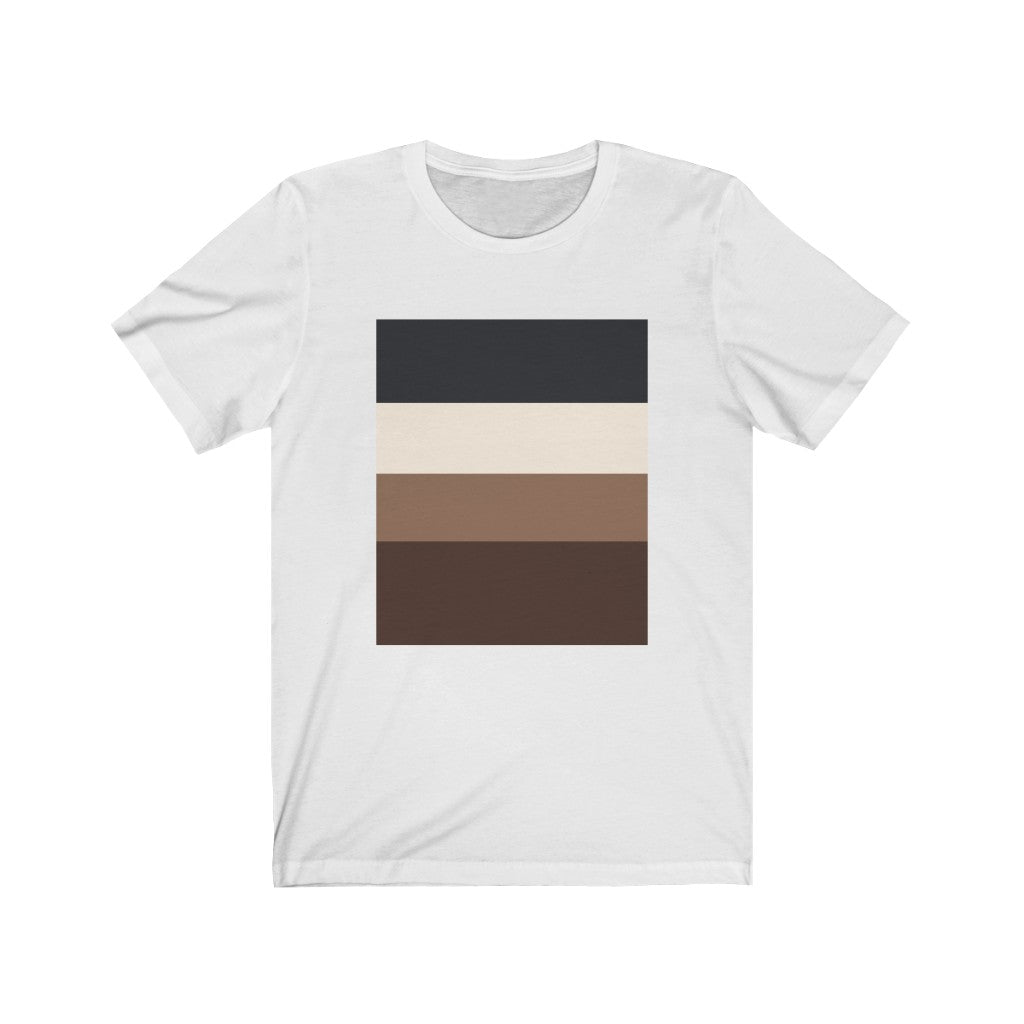 Brown Casual Outfit Clean Lines Contemporary Design Cotton Crew neck Exceptional Craftsmanship Eye-catching Pattern Fashion Collection Fashion Statement Geometric Aesthetics Geometric Tee Geometric Tshirts Gift for Fashion Enthusiasts Made in USA Modern Fashion Modern Wardrobe Petrova Designs Rectangle Pattern Rich Colors Squares Tee Stylish Comfort T-shirts Trendy Fashion Unique Gift Unisex Versatile Style