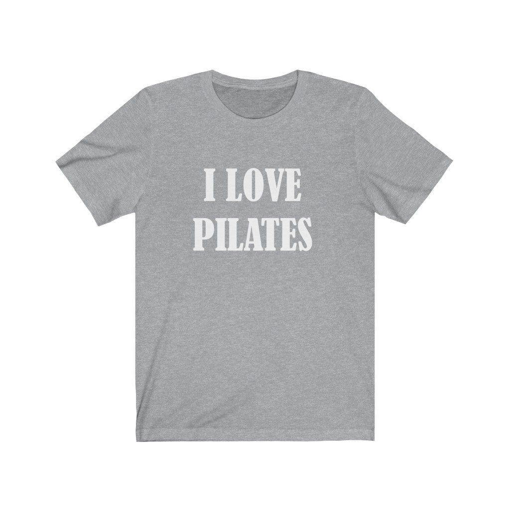 Pilates Hobby T-Shirt | For Pilates Lovers Athletic Heather T-Shirt Petrova Designs